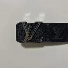 Louis Vuitton ブラックレザーベルト