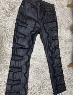✨正規新品✨GUAPI ブラック スキニーパンツ　サイズ34 新品タグ付き GUAPI グアピ デニム ダメージデニム パンツ バイカラー34