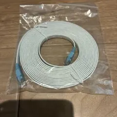 LANケーブル フラットタイプ ホワイト