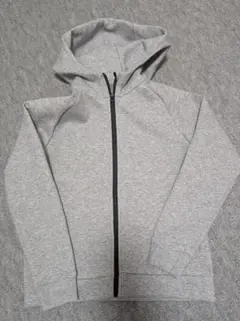 140☆男児スウェットジップアップパーカー☆グレー