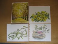 原画　色々な水彩画（その１０）４点