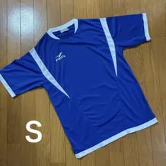 【試着のみ美品】FINTA サッカーシャツ S ブルー プラシャツのサムネイル