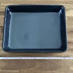 和食皿 ネイビー 長方形の深皿 角皿 食器