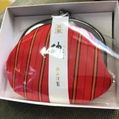 和風がま口財布　つむぎ