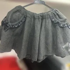 mezzo piano グレー フリルスカート　150