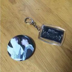 缶バッチとキーホルダー