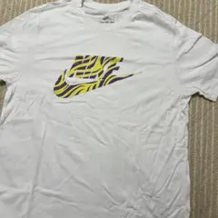 NIKE Tシャツ ホワイト ゼブラ柄ロゴ