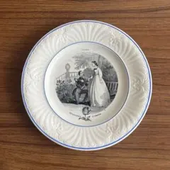 フランス　1800⁻40年　クレイユ製飾り皿　軟陶器 フランス 1800⁻40年 クレイユ製飾り皿 軟陶器 - メルカリ