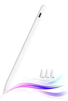 タッチペン iPad用ペン 急速充電 スタイラスペン 極細 高感度