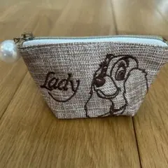 ディズニー わんわん物語 レディー ミニポーチ