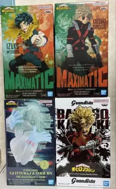 フィギュア 4体セット 僕のヒーローアカデミア キングダムハーツ 呪術