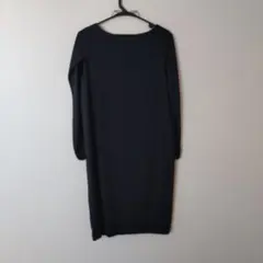 Lieesse ネイビー スリーブ付きドレス
