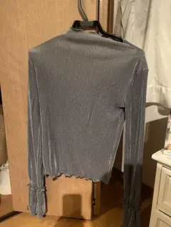 ブルーグレー M 長袖トップスClassical Elf.