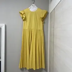 新品未使用！RED VALENTINO フリル袖 プリーツ ロングワンピース