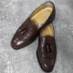 【激渋Burberry London vintage ウイングチップタッセル】