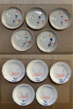 深川製磁 小皿 菊小鳥金彩 4枚セット USED - メルカリ
