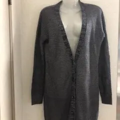 麻ロングカーディガン　VINCE