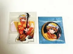 鬼滅の刃 ufotable 阿波おどり アクリルスタンド 缶バッジ 我妻 善逸