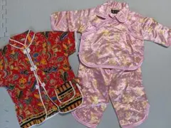 セール＊子供用チャイナ服２着セット女の子向け★ハロウィン、コスプレ◎