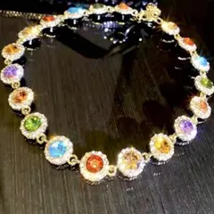 チョーカー　ビジューネックレスBラインストーンネックレスBジルコニアネックレスB