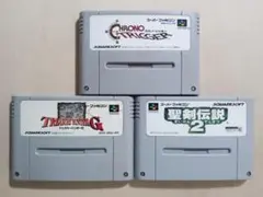 スーパーファミコン スクウェア3本セット 動作確認済み