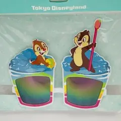 ディズニーリゾート チップとデール サングラス かき氷 夏祭り