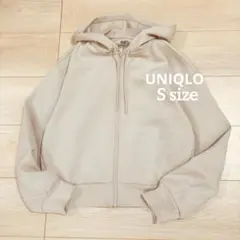 UNIQLO Sサイズ　ドライスウェットフルジップパーカー　ショート丈