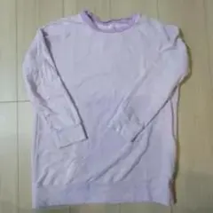 薄紫 長袖カットソー