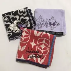 ブランド　ハンカチ　タオルハンカチ　まとめ　anna sui Vivienne