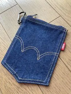 デニム ポーチ