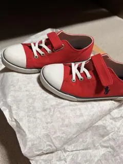 POLO RALPH LAUREN スニーカー レッド 21cmのサムネイル
