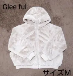 Glee ful＊ファージャケット・リバーシブル・フード付＊サイズＭ・レディース