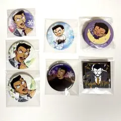 名探偵コナン/毛利小五郎 缶バッジ7点/まとめ売り