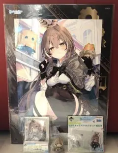 七詩ムメイ　ホロライブ　一番くじ　ちょこのっこ　ビジュアルボード　4点フルコンプ