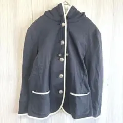 【美品】トミーヒルフィガー フード付き カットソー ジャケット 紺 S 綿のサムネイル