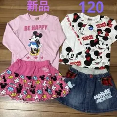 ベビードール　スカート　デニム　トレーナー　ディズニー　ミニー　長袖