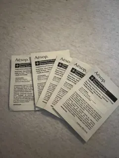 Aesop ダマスカン ローズ フェイシャル トリートメント　５枚