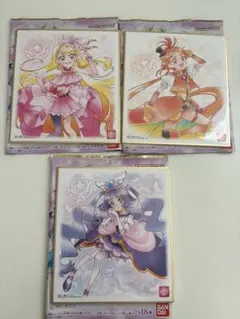 プリキュア 色紙ART キュアウィング　キュアバタフライ　キュアマジェスティ