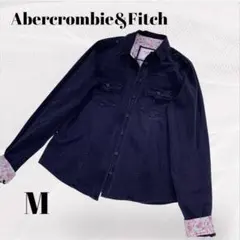 Abercrombie & Fitch ミリタリージャケット　ネイビー　M 春