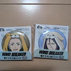 WIND BREAKER 描き下ろし缶バッジ 梅宮と杉下2個セット