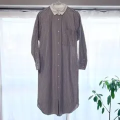 無印良品 シャツワンピース