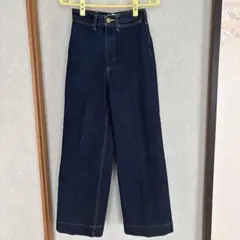 AZUL by MOUSSY ハイウエスト　ワイド　バギー　デニム S