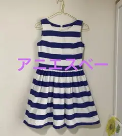 アニエス・ベー　ボーダーワンピース S 36