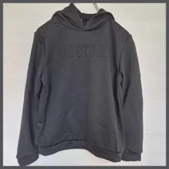 【未使用に近い】SHEIN キッズ パーカー 11-12Y ブラック シンプル
