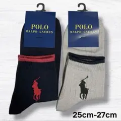 POLO RALPH LAUREN ソックス 靴下　メンズ　２足セット