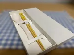 カトラリーセット 箸 スプーン イエロー 日本製