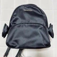 Maison de FLEUR サテンサイドリボンリュック