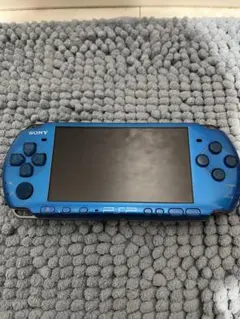 PSP3000 ブルー 本体 ACアダプター メモリースティック バッテリー有
