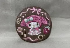 マイメロディ 刺繍缶バッジ