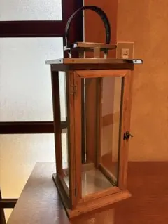 ウッドランタン　カメヤマキャンドル